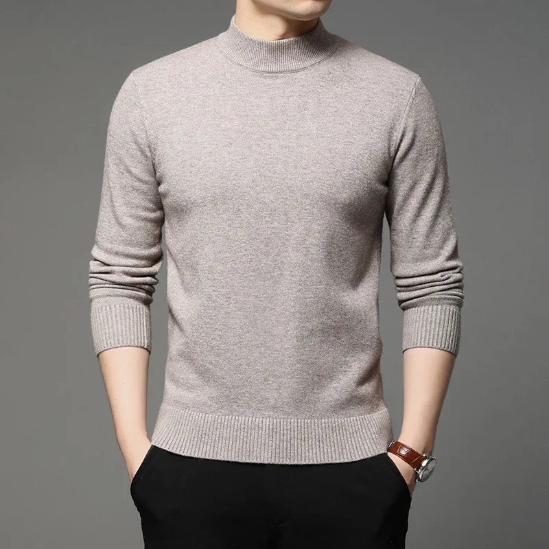 2021 Autumn and Winter New Men Turtleneck Pullover Sweater Fashion Solid Color Thick and Warm Bottoming Shirt Male Brand Clothes
2021 Autumn and Winter New Men Turtleneck Pullover Sweater Fashion Solid Color Thick and Warm Bottoming Shirt Male Brand Clothes