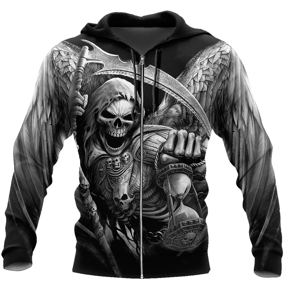 Autumn Winter Punk Moletom Streetwear Clothes Men Hooded Hoodies Skeleton Print Pullover Zipper Top Halloween Casual Cardigan
Autumn Winter Punk Moletom Streetwear Clothes Men Hooded Hoodies Skeleton Print Pullover Zipper Top Halloween Casual Cardigan
