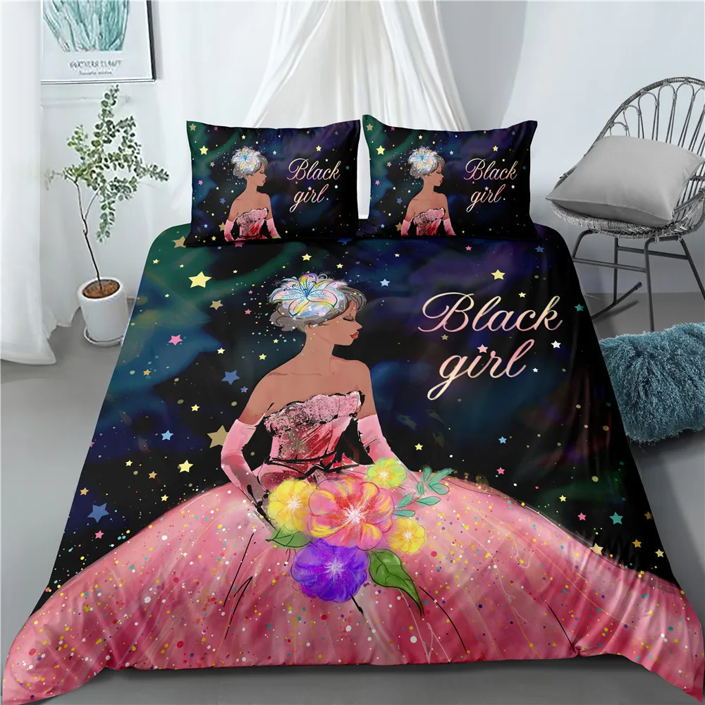 2/3 Pcs Black Girls Duvet Cover Set King Queen Single Double Bedding Sets Boys Girls Bed Set Beautiful Girl Comforter Covers
2/3 Pcs Black Girls Duvet Cover Set King Queen Single Double Bedding Sets Boys Girls Bed Set Beautiful Girl Comforter Covers
