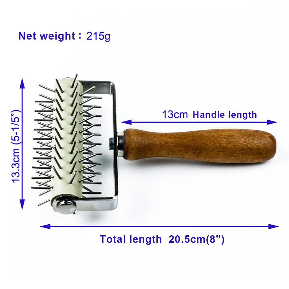 Stainless steel pizza puncher pizza pastry dough roller needle puncher pizza baking appliance
Stainless steel pizza puncher pizza pastry dough roller needle puncher pizza baking appliance
