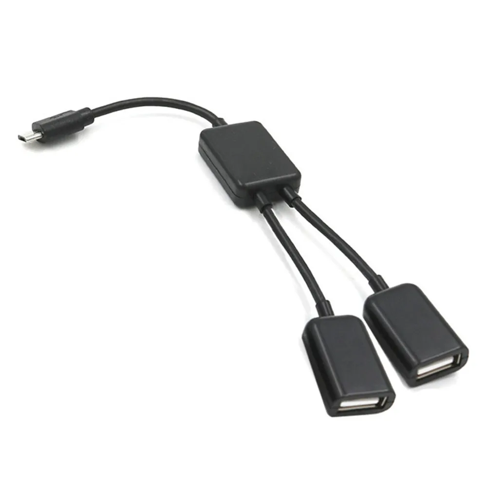 Micro USB Male to 2 Type A Dual USB Female OTG Adapter Converter Hub Micro USB Host Cable
Micro USB Male to 2 Type A Dual USB Female OTG Adapter Converter Hub Micro USB Host Cable