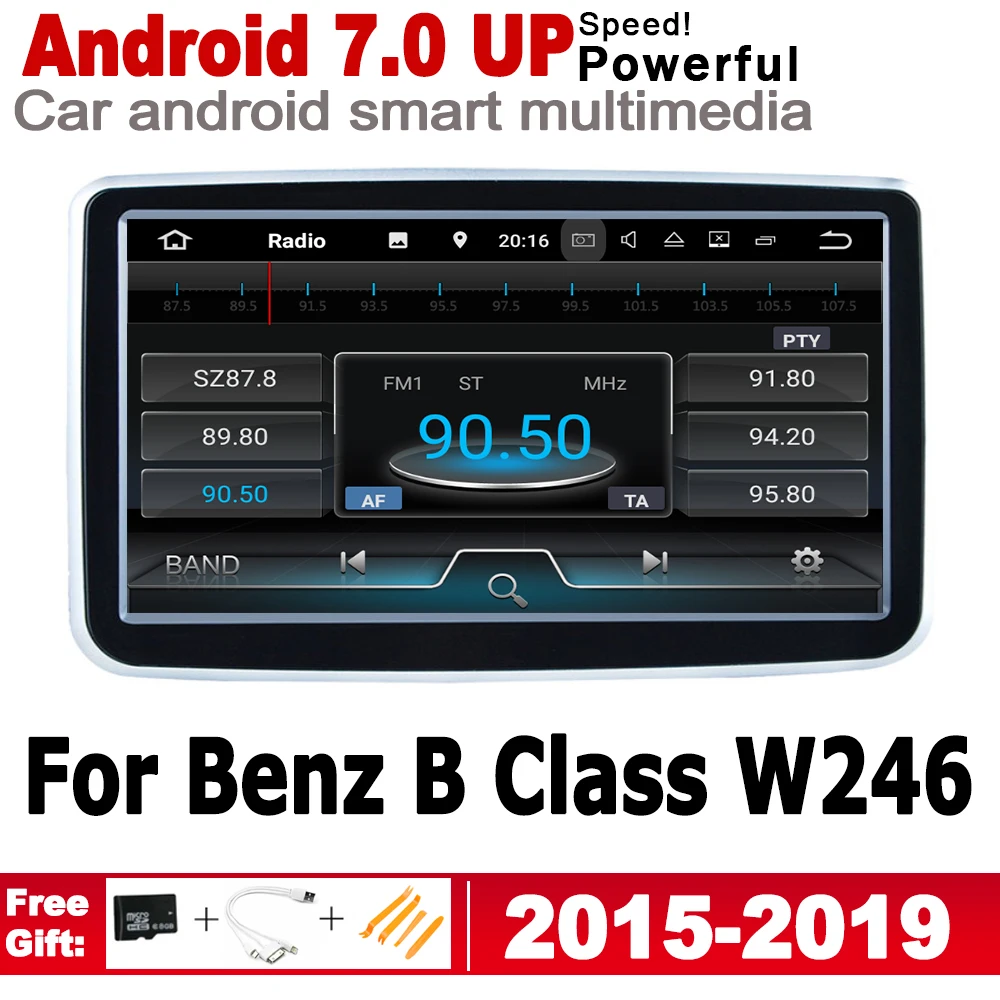 8 "HD экран стерео Android GPS Navi карта для Mercedes Benz B Class W246 2015 ~ 2019 NTG оригинальный стиль