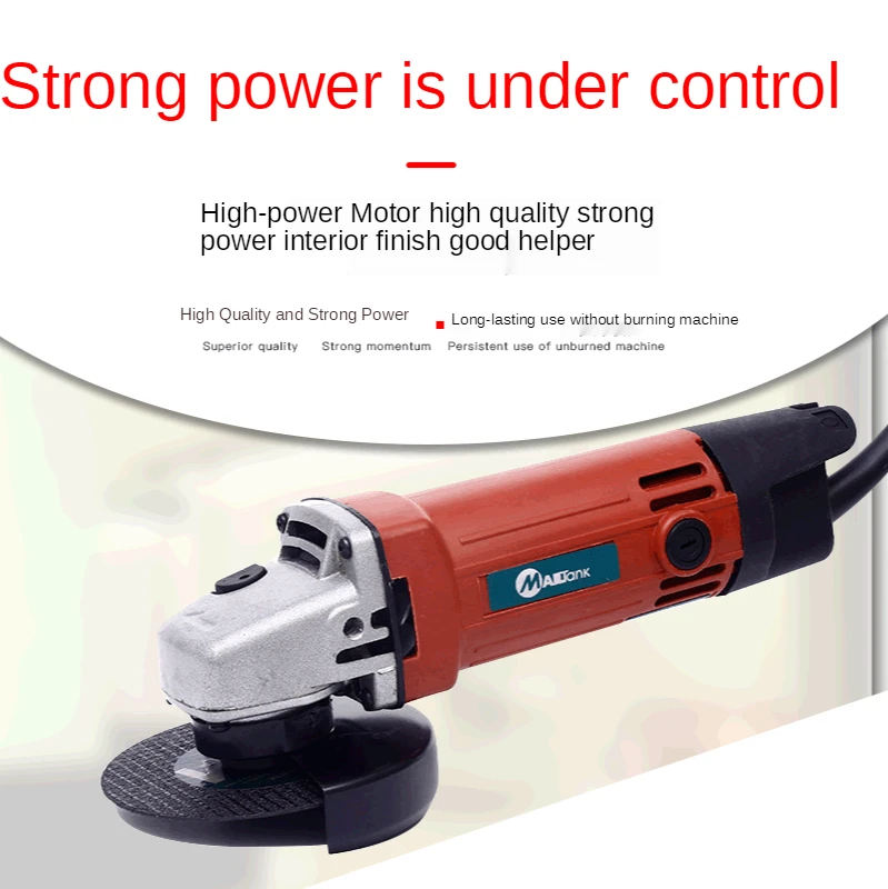 Portable electric Angle grinder Domestic portable polishing machine multi-functional hardware tools
Portable electric Angle grinder Domestic portable polishing machine multi-functional hardware tools