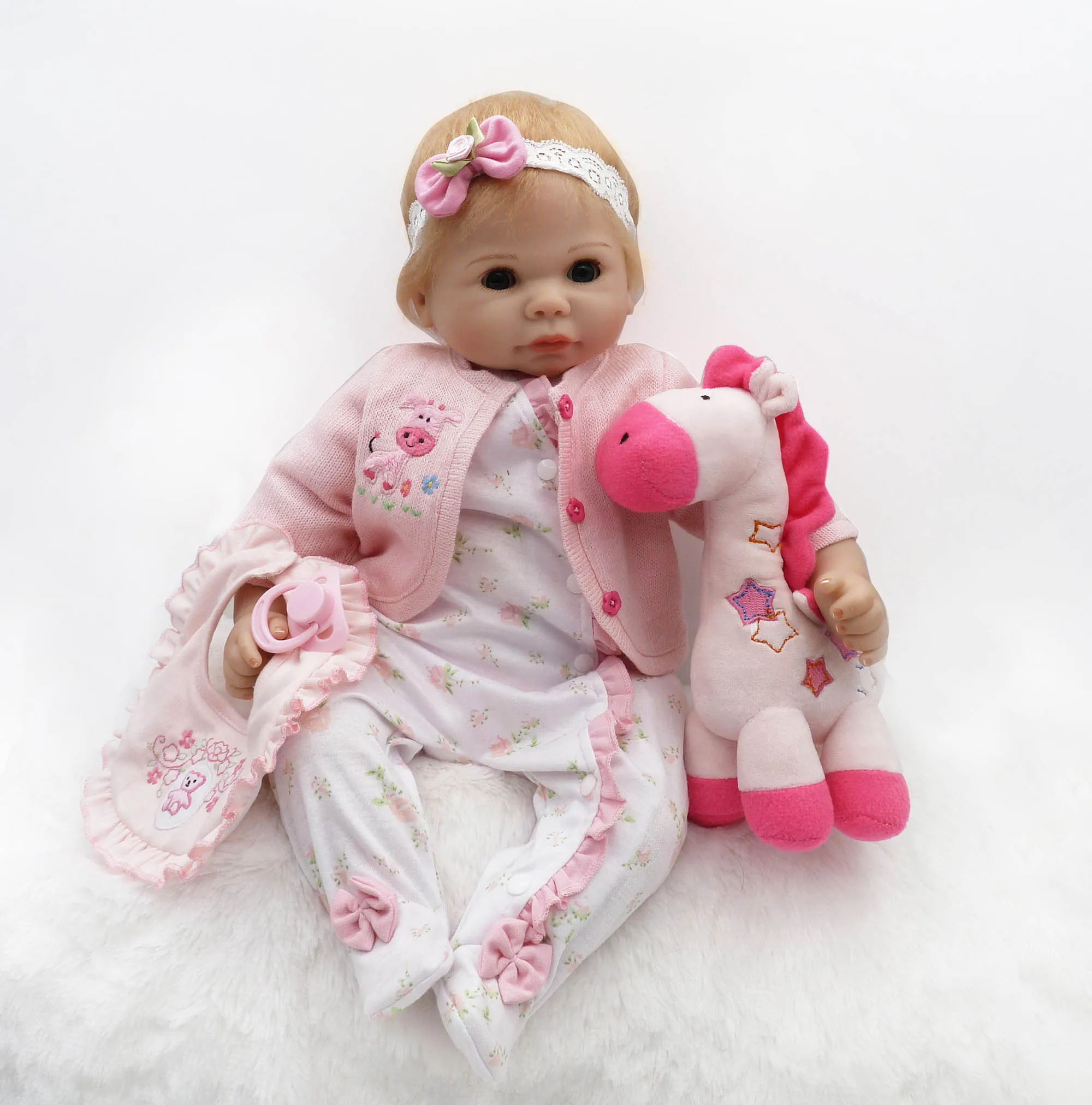 Doll toys 20 inch realistic alive reborn baby silicone vinyl doll pop bebe reborn playmate bonecas for kids gift can blink eyes
Doll toys 20 inch realistic alive reborn baby silicone vinyl doll pop bebe reborn playmate bonecas for kids gift can blink eyes
