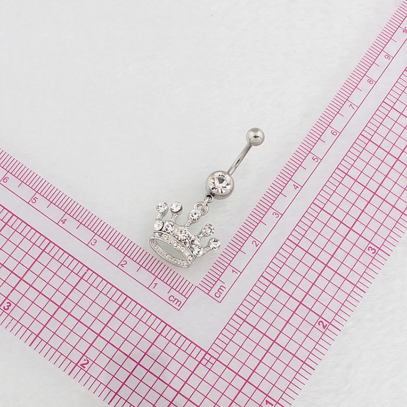Dangle Imperial Crown White Belly Bar Fashion Women Body Piercing Jewelry Belly Button Ring Surgical Steel Crystal
Dangle Imperial Crown White Belly Bar Fashion Women Body Piercing Jewelry Belly Button Ring Surgical Steel Crystal