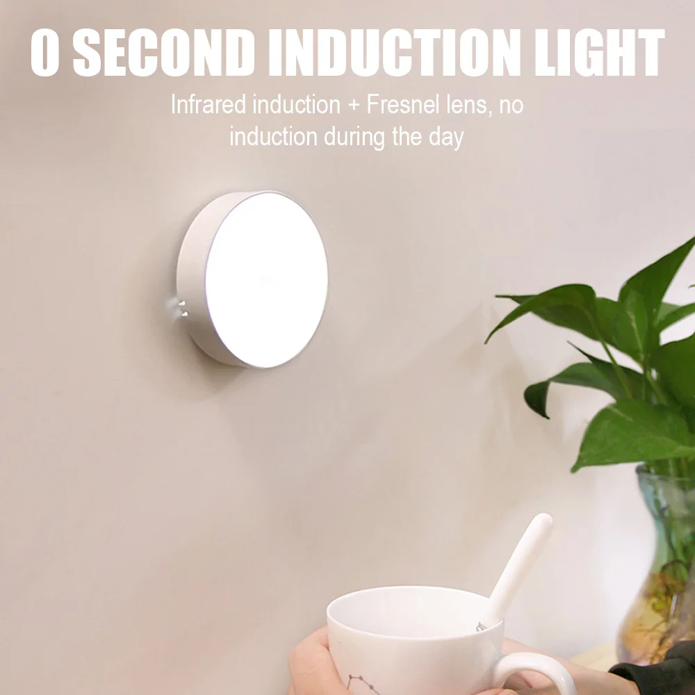Motion Sensor LED Night Light USB Rechargeable Bedroom Wall Lamp Stairs Energysaving Intelligent Body Induction Nachtlampje
Motion Sensor LED Night Light USB Rechargeable Bedroom Wall Lamp Stairs Energysaving Intelligent Body Induction Nachtlampje