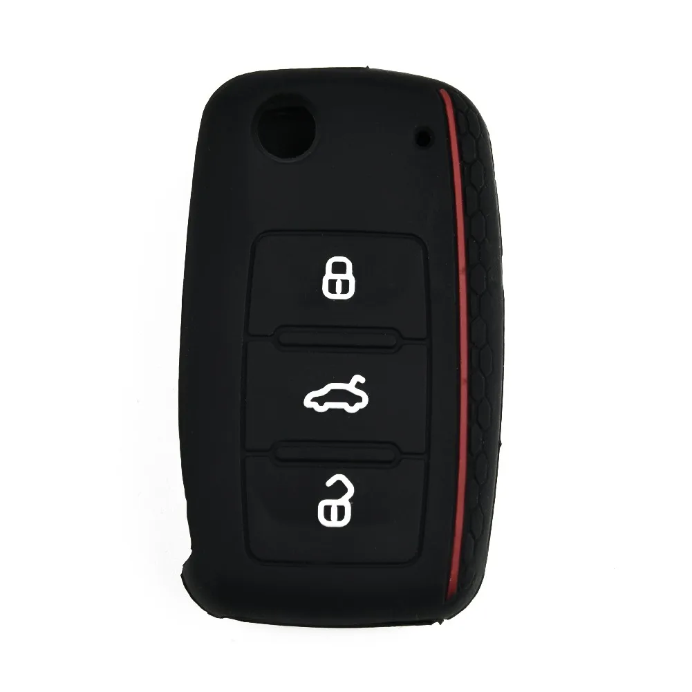 1 Pc Car Key Cover Case 3 Buttons Silicone Key Cover Shell Auto Accessories For Beetle CC Eos Golf Passat Tiguan Rabbit
1 Pc Car Key Cover Case 3 Buttons Silicone Key Cover Shell Auto Accessories For Beetle CC Eos Golf Passat Tiguan Rabbit