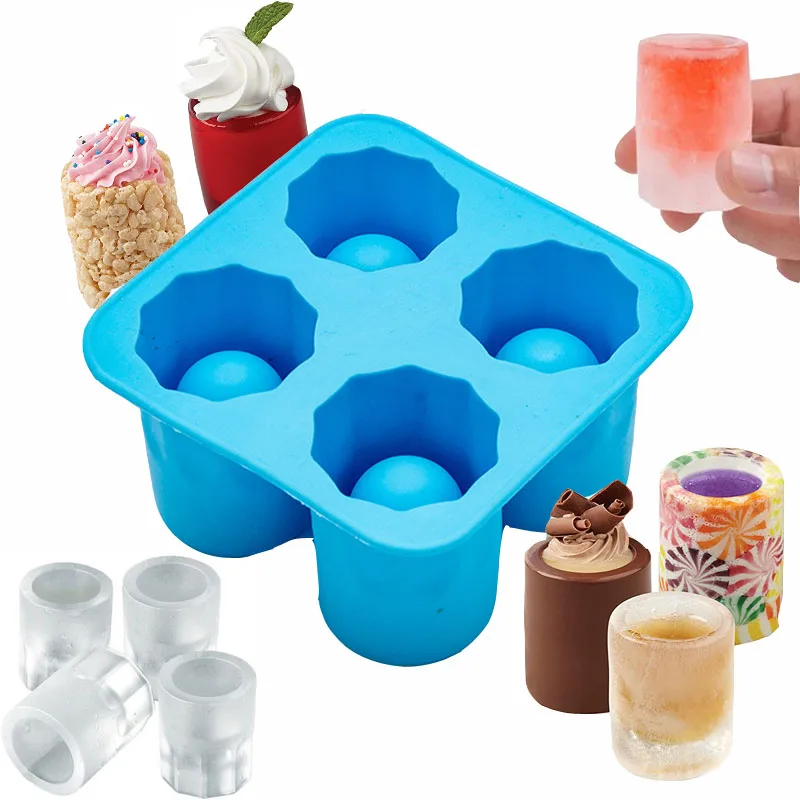 4 Cups Of Silicone Ice Cup Chocolate Mold Ice Maker Wine Glass Tray Summer Bar Party Beer Cocktail Vodka Kitchen Ice Cream Tools
4 Cups Of Silicone Ice Cup Chocolate Mold Ice Maker Wine Glass Tray Summer Bar Party Beer Cocktail Vodka Kitchen Ice Cream Tools