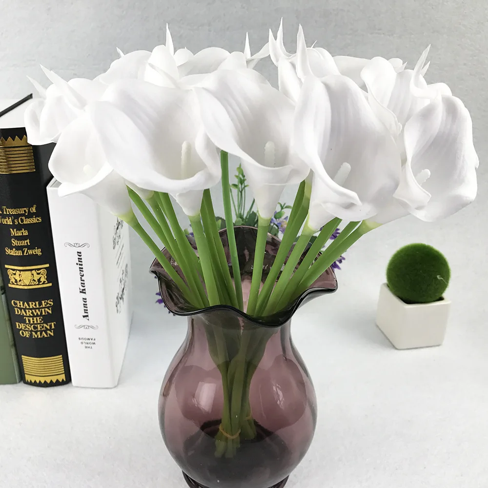 10-100Pieces / Lot PU Artificial Flowers Calla Lily Bunch Fake Flower Bouquet Table Home Wedding Decoration Fall Decor
10-100Pieces / Lot PU Artificial Flowers Calla Lily Bunch Fake Flower Bouquet Table Home Wedding Decoration Fall Decor