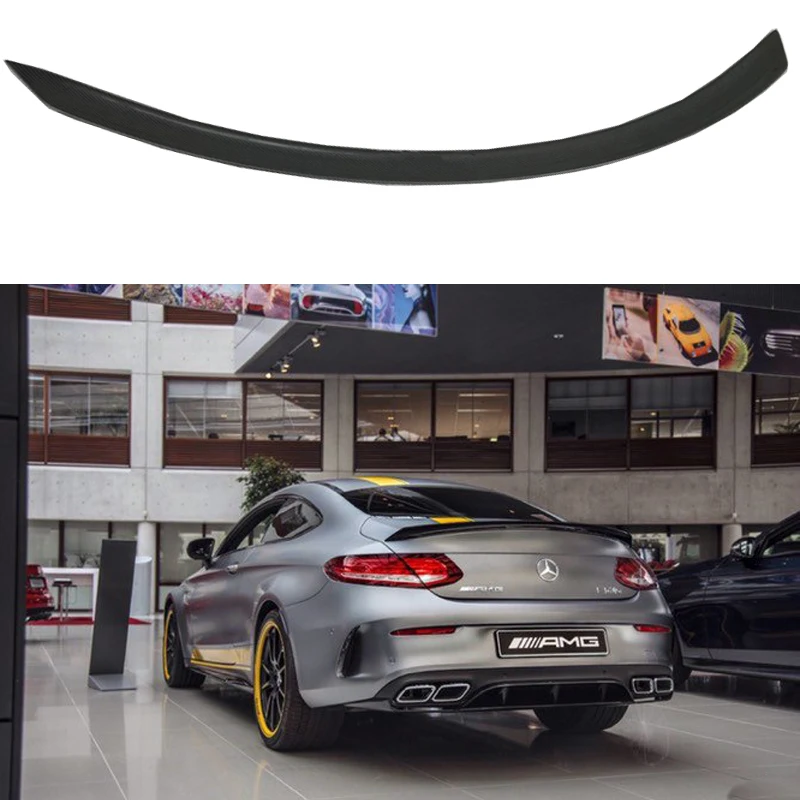 For Mercedes C Class W205 Spoiler Carbon Fiber Rear Trunk Spoiler Wing C200 C250 C300 C180 C350 Coupe 2015 - UP (coupe Only)
For Mercedes C Class W205 Spoiler Carbon Fiber Rear Trunk Spoiler Wing C200 C250 C300 C180 C350 Coupe 2015 - UP (coupe Only)