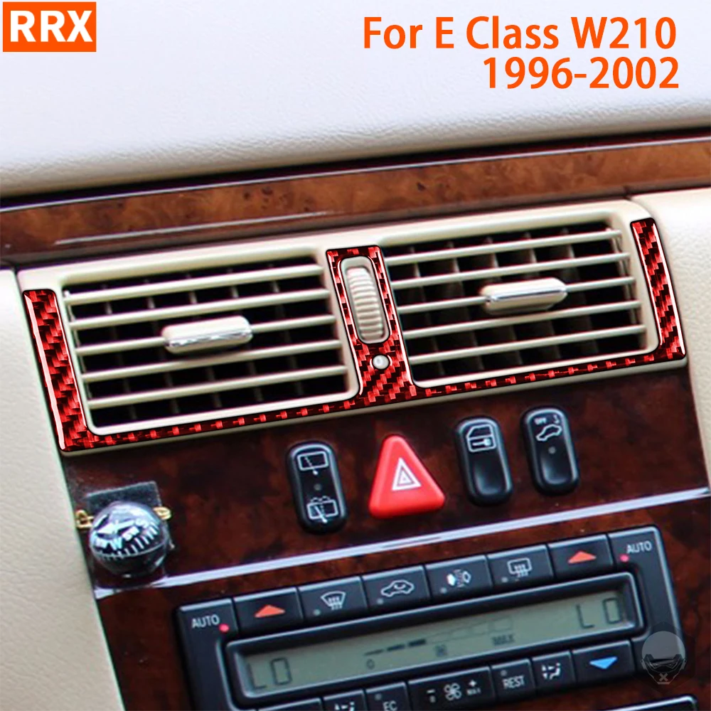 Central Air Conditioner Outlet Panel Cover Trim Real Carbon Fiber For Mercedes-Benz E-Class W210 1996-2002 Interior Accessories
Central Air Conditioner Outlet Panel Cover Trim Real Carbon Fiber For Mercedes-Benz E-Class W210 1996-2002 Interior Accessories