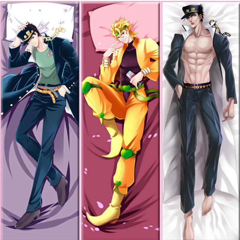 Japanese Anime JoJo's Bizarre Adventure Kujo Jotaro Johnny Joestar Coplay Hugging Body Pillow Case Cover
Japanese Anime JoJo's Bizarre Adventure Kujo Jotaro Johnny Joestar Coplay Hugging Body Pillow Case Cover