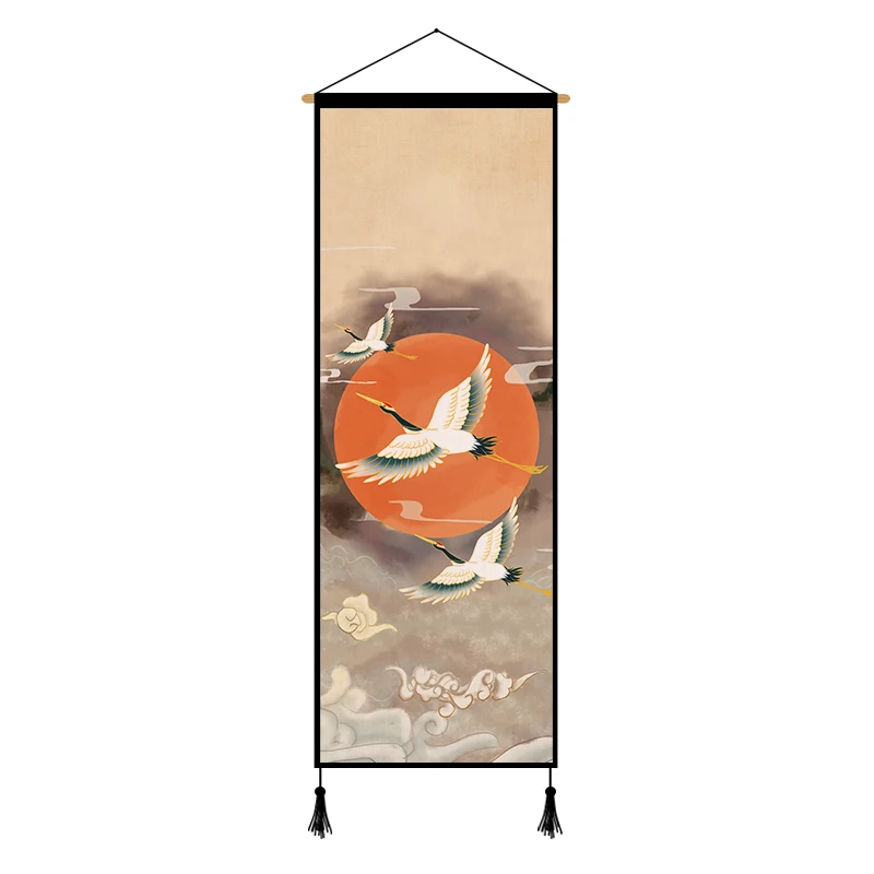 Chinese Style Landscape Wall Art Canvas Painting Crane Tapestry Living Room Scroll Hanging Painting Home Office Decor Posters
Chinese Style Landscape Wall Art Canvas Painting Crane Tapestry Living Room Scroll Hanging Painting Home Office Decor Posters