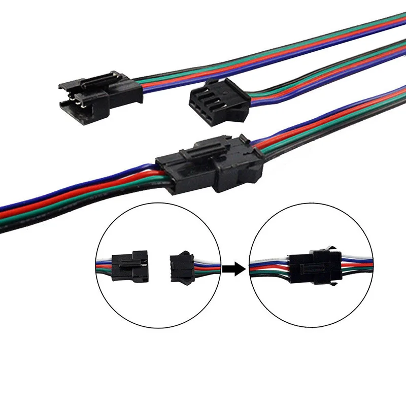 20PCS/LOT 10Pairs 2Pin 3Pin 4Pin 5Pin 6Pin JST LED Connectors Male Female Connector for 3528 5050 RGB RGBW RGBWW LED Strip light
20PCS/LOT 10Pairs 2Pin 3Pin 4Pin 5Pin 6Pin JST LED Connectors Male Female Connector for 3528 5050 RGB RGBW RGBWW LED Strip light