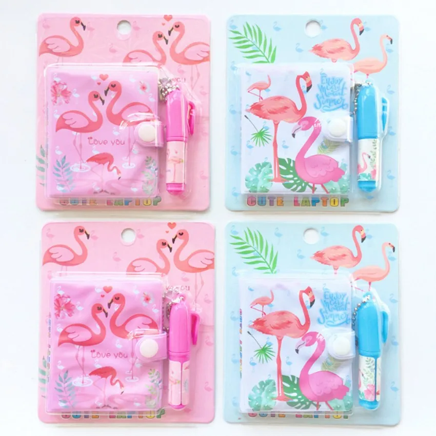 1Pack Lovely Flamingo Cartoon Mini Notebook Ball-point Pen Stationery Set For Kids writing record Stationery
1Pack Lovely Flamingo Cartoon Mini Notebook Ball-point Pen Stationery Set For Kids writing record Stationery
