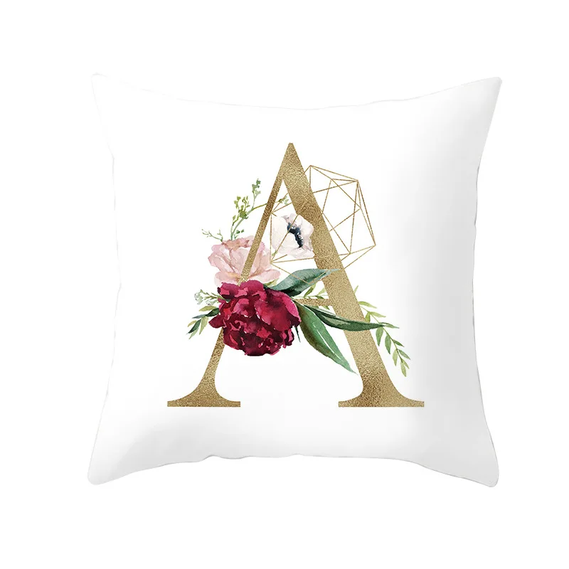Nordic Style Pillowcase Geometric Gold Letter Pillowcase Peach Skin Sofa Cushion Household Goods Pillow Chair Home Decoration
Nordic Style Pillowcase Geometric Gold Letter Pillowcase Peach Skin Sofa Cushion Household Goods Pillow Chair Home Decoration
