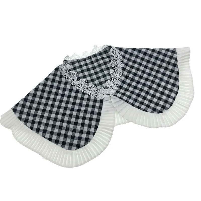 Sweet Dolls Plaid Fake Collar for Women Shirt Necklace Choker Detachable Half Shirt Collars Dress Decorative Nep Kraagie
Sweet Dolls Plaid Fake Collar for Women Shirt Necklace Choker Detachable Half Shirt Collars Dress Decorative Nep Kraagie