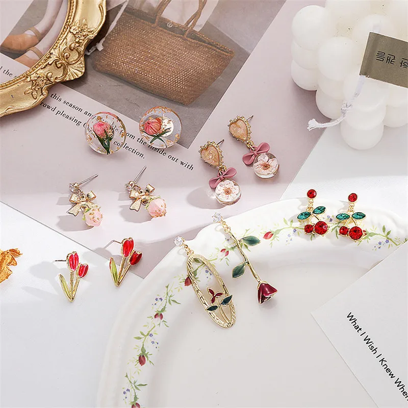 Korean Drop Dangle Earrings Kawaii Cute Red Women Acrylic Cheery Fruits Flower Fashion Jewelry Accessories Heart Wholesale
Korean Drop Dangle Earrings Kawaii Cute Red Women Acrylic Cheery Fruits Flower Fashion Jewelry Accessories Heart Wholesale