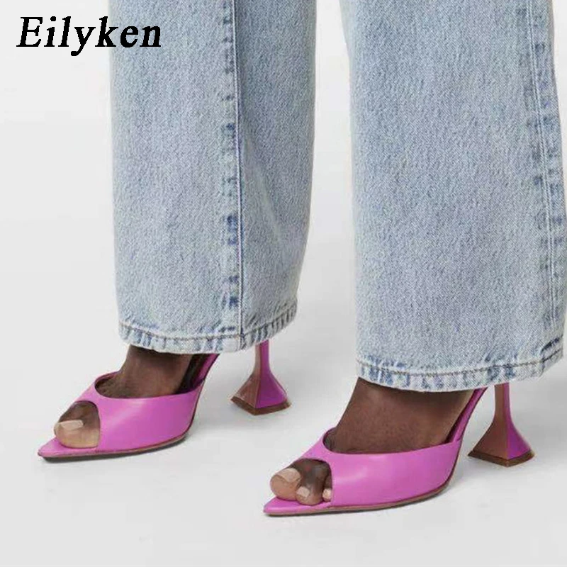 Eilyken Sexy Pointed Toe Strange High Heels Slippers Women Summer Outdoor Fashion Microfiber Leather Gladiator Sandals Shoes
Eilyken Sexy Pointed Toe Strange High Heels Slippers Women Summer Outdoor Fashion Microfiber Leather Gladiator Sandals Shoes