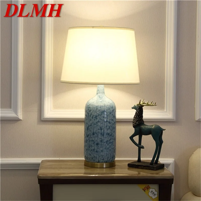DLMH Ceramic Table Light Lamp Copper LED Contemporary Luxury Pattern Desk For Home
DLMH Ceramic Table Light Lamp Copper LED Contemporary Luxury Pattern Desk For Home