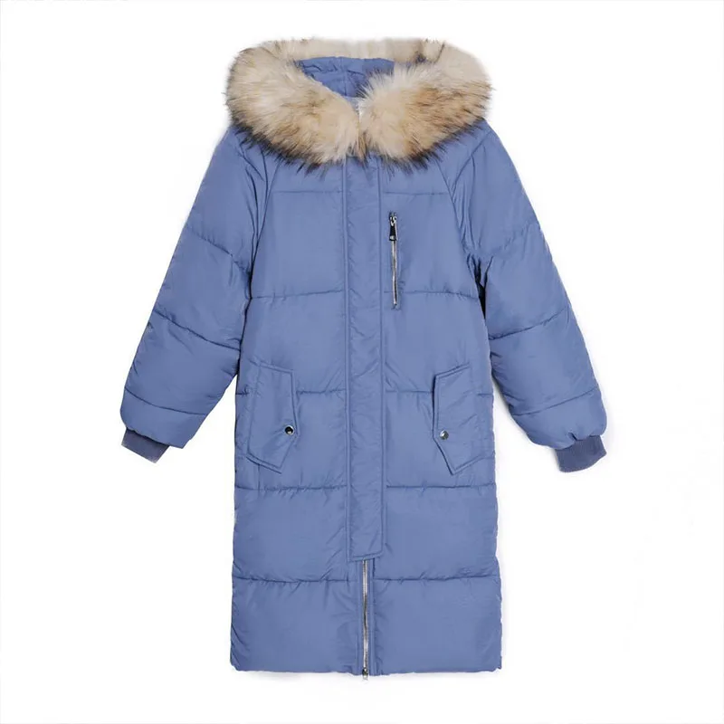 2019 Winter Down Cotton Jacket Women Parkas Thicken Fur Collar Jacket Solid Hooded Keep Warm Coats Long Female Cotton Outerwear
2019 Winter Down Cotton Jacket Women Parkas Thicken Fur Collar Jacket Solid Hooded Keep Warm Coats Long Female Cotton Outerwear