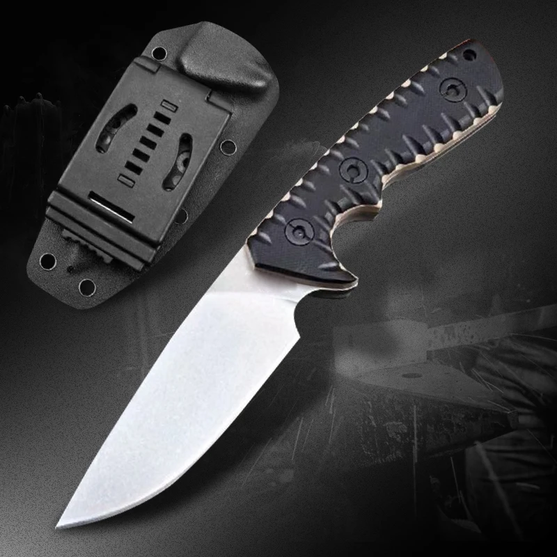 DC53 steel fixed blade G10 handle EDC multifunctional outdoor camping hunting survival self-defense tool mountaineering saber
DC53 steel fixed blade G10 handle EDC multifunctional outdoor camping hunting survival self-defense tool mountaineering saber