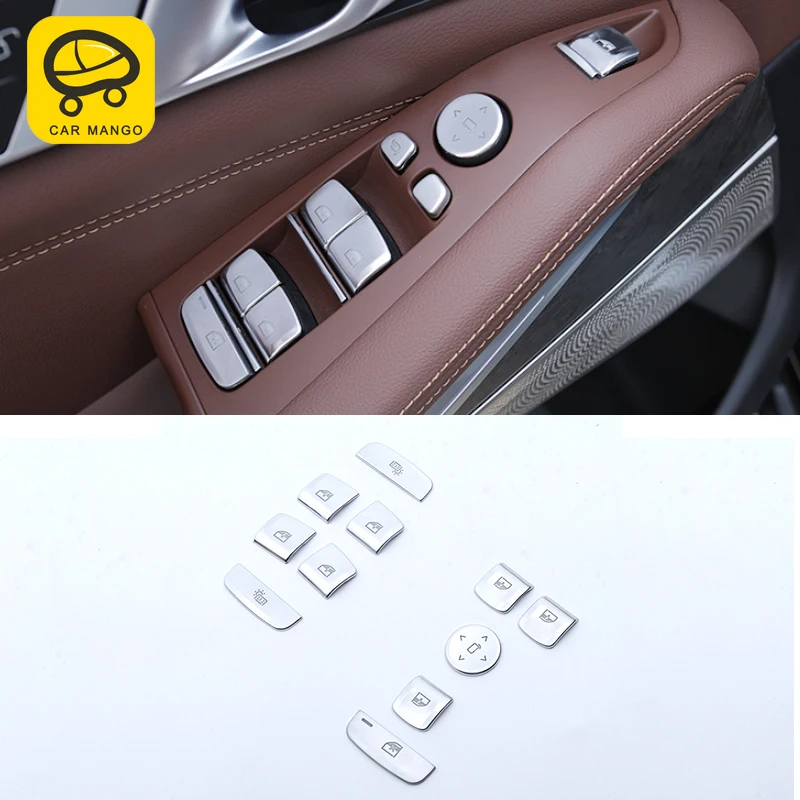 CarManGo for BMW X5 G05 2019 Car Styling Door Gate Window Control Button Switch Cover Trim Frame Sticker Interior Accessories
CarManGo for BMW X5 G05 2019 Car Styling Door Gate Window Control Button Switch Cover Trim Frame Sticker Interior Accessories