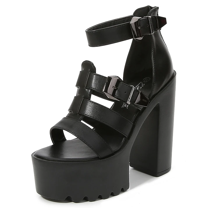 Women's 2021 New Summer Black Sexy Sandals Open Toe Platform Pu Leather Sandals Cover High Heel Ankle Strap Buckle Shoes G0028
Women's 2021 New Summer Black Sexy Sandals Open Toe Platform Pu Leather Sandals Cover High Heel Ankle Strap Buckle Shoes G0028