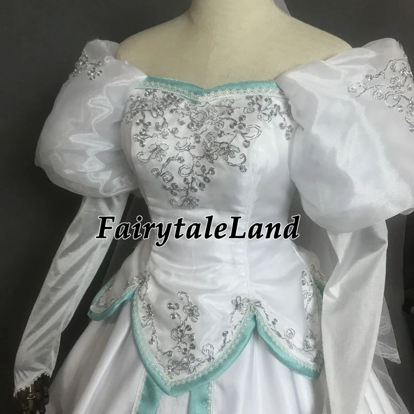 Adult Women Cosplay Ariel Wedding Dress Fancy Carnival Halloween Costumes White Dress Evening Party Gown Custom Made
Adult Women Cosplay Ariel Wedding Dress Fancy Carnival Halloween Costumes White Dress Evening Party Gown Custom Made