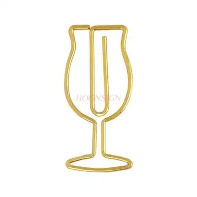 8pcs Golden Wine Glass Paper Clip Paper Clip Cute Paper Clip Storage Paper Clip Gourd-shaped Pin Buckle
8pcs Golden Wine Glass Paper Clip Paper Clip Cute Paper Clip Storage Paper Clip Gourd-shaped Pin Buckle