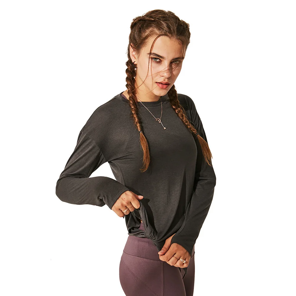 New Yoga Jacket Women's Slim Fit Slim Look Running Fitness Cross Tied Long Sleeves Quick Dry Training Workout Clothes T-shirt
New Yoga Jacket Women's Slim Fit Slim Look Running Fitness Cross Tied Long Sleeves Quick Dry Training Workout Clothes T-shirt