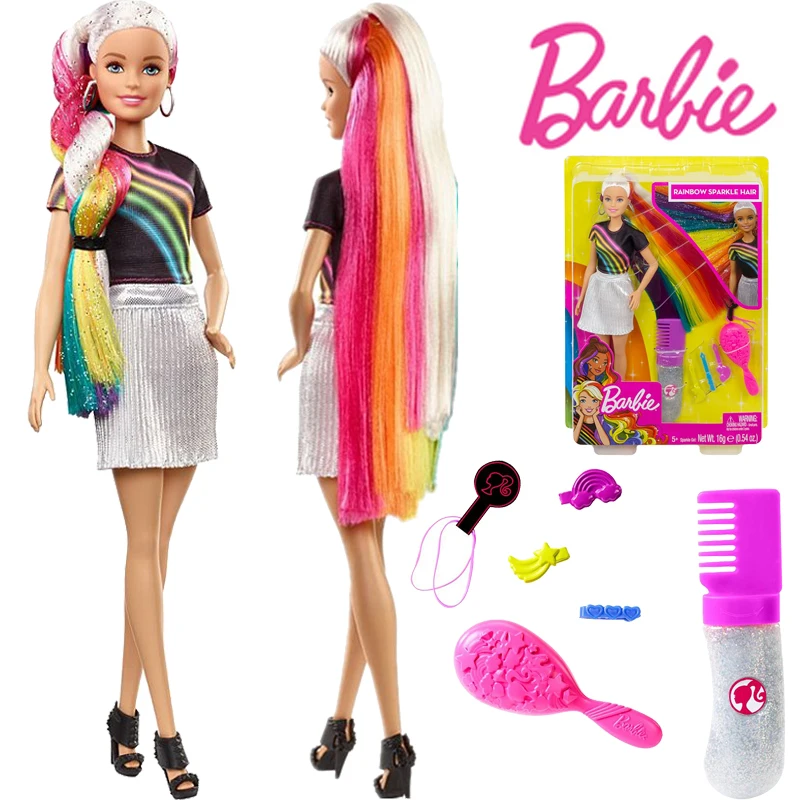 Barbie FXN96 Rainbow Sparkle Hair Pop with Accessories and Clothing Barbie Toys Fashion Girl Toys FXN96 Boneca For Girls Gifts
Barbie FXN96 Rainbow Sparkle Hair Pop with Accessories and Clothing Barbie Toys Fashion Girl Toys FXN96 Boneca For Girls Gifts
