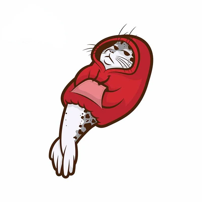 Lovely Cute Hooded Seal Creative Car Stickers Fine Decal Anime Vinyl Material Custom Printing For JDM SUV RV KK13*9cm
Lovely Cute Hooded Seal Creative Car Stickers Fine Decal Anime Vinyl Material Custom Printing For JDM SUV RV KK13*9cm