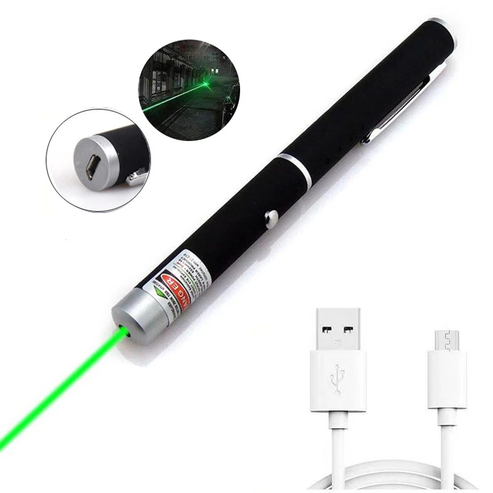Hunting USB Charger Green/Red Laser Pointer Pen 5MW 532nm 605nm High Powerful Laser Sight Laser Pen for Office School
Hunting USB Charger Green/Red Laser Pointer Pen 5MW 532nm 605nm High Powerful Laser Sight Laser Pen for Office School