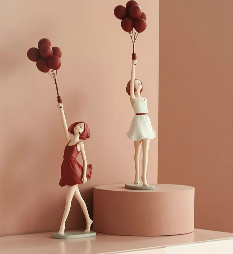 Luxury Creative Balloon Girl Statue Resin Figurine Office Home Decoration Desktop Decor Handmade Craft Sculpture Modern Art
Luxury Creative Balloon Girl Statue Resin Figurine Office Home Decoration Desktop Decor Handmade Craft Sculpture Modern Art
