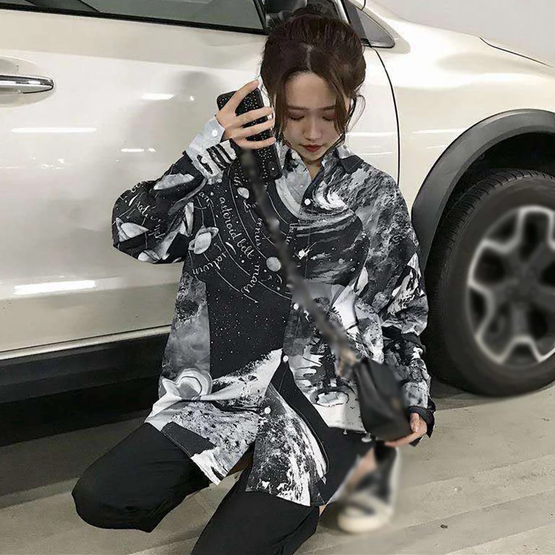 2020 New Fashion Spring And Autumn Korean Loose Long-sleeved Shirt Women's Mid-length Student Jacket Jacket Retro Shirt
2020 New Fashion Spring And Autumn Korean Loose Long-sleeved Shirt Women's Mid-length Student Jacket Jacket Retro Shirt