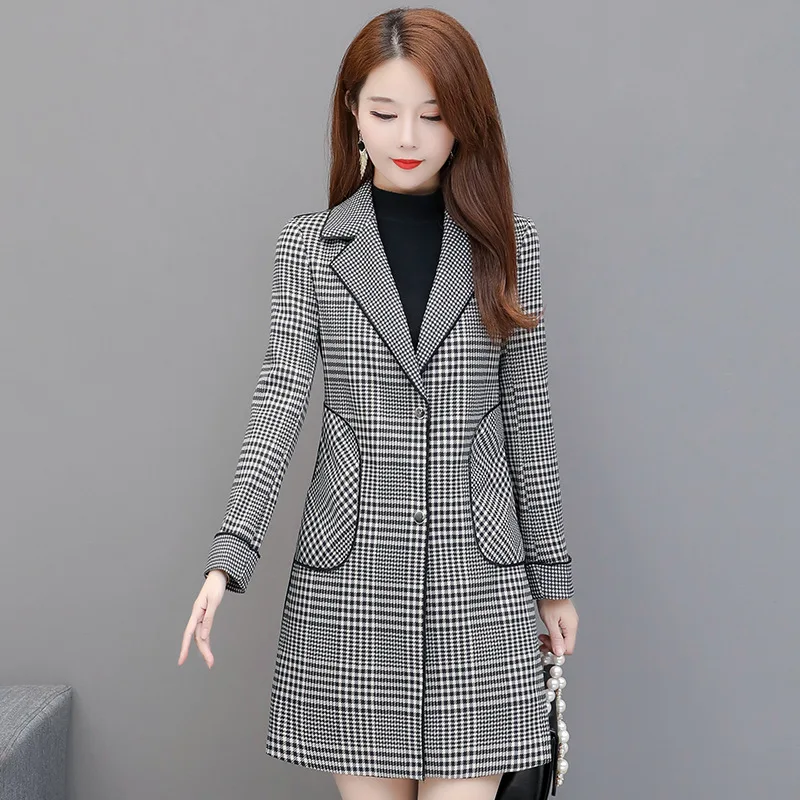 BHDD Plaid Trench Coat Korean Version Dignified Atmosphere Lady Slimming Windbreaker Trench Coat for Women Womens Clothing
BHDD Plaid Trench Coat Korean Version Dignified Atmosphere Lady Slimming Windbreaker Trench Coat for Women Womens Clothing