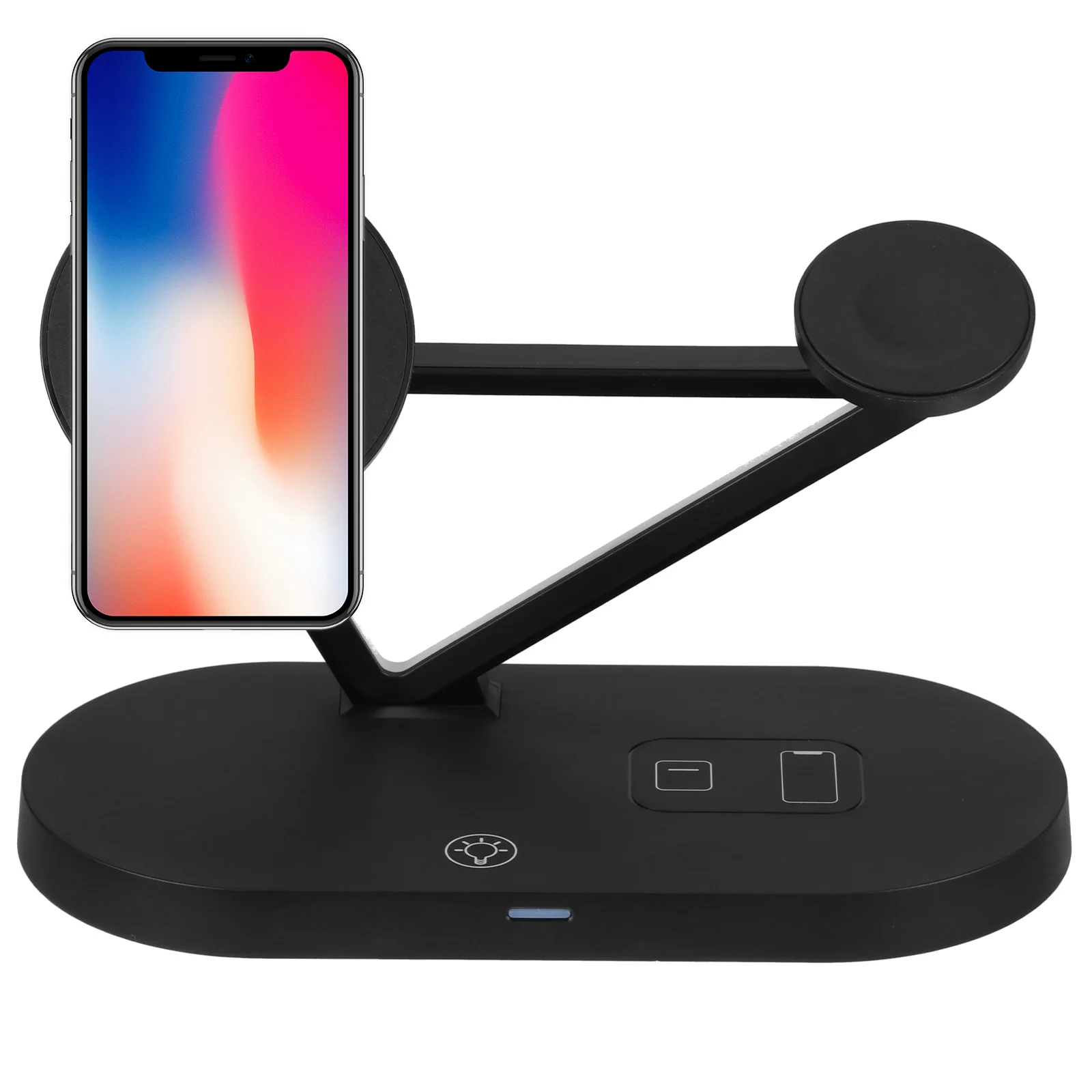5 Вт Qi быстрая Беспроводная зарядная подставка для IPhone 11 12X8 Apple Watch 5 в 1 Складная зарядная док-станция для Airpods Pro IWatch
5 Вт Qi быстрая Беспроводная зарядная подставка для IPhone 11 12X8 Apple Watch 5 в 1 Складная зарядная док-станция для Airpods Pro IWatch