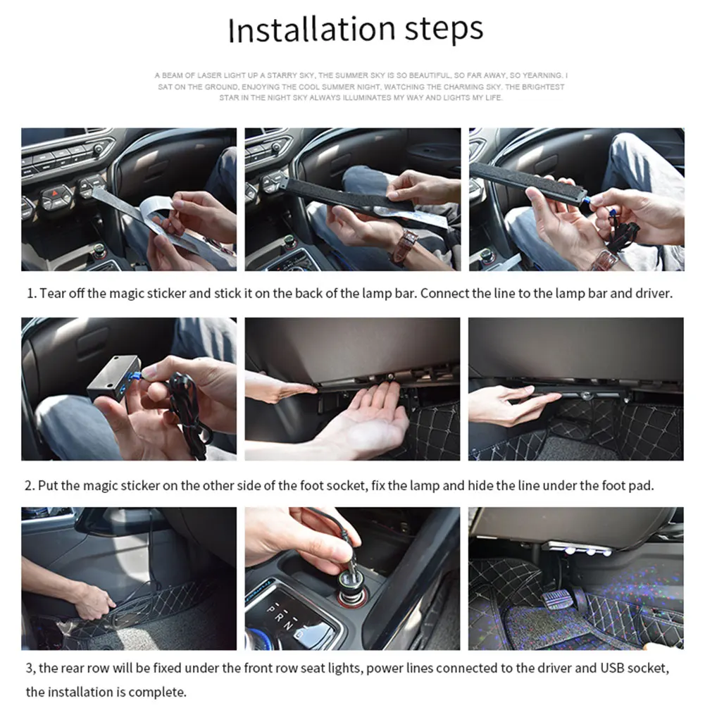 FOR Car InteriorLED Light AUTO LED Strip LAMP Multicolor Music LED Atmosphere Light Kits FOR BMWE39E60E90CAR Accessories
FOR Car InteriorLED Light AUTO LED Strip LAMP Multicolor Music LED Atmosphere Light Kits FOR BMWE39E60E90CAR Accessories