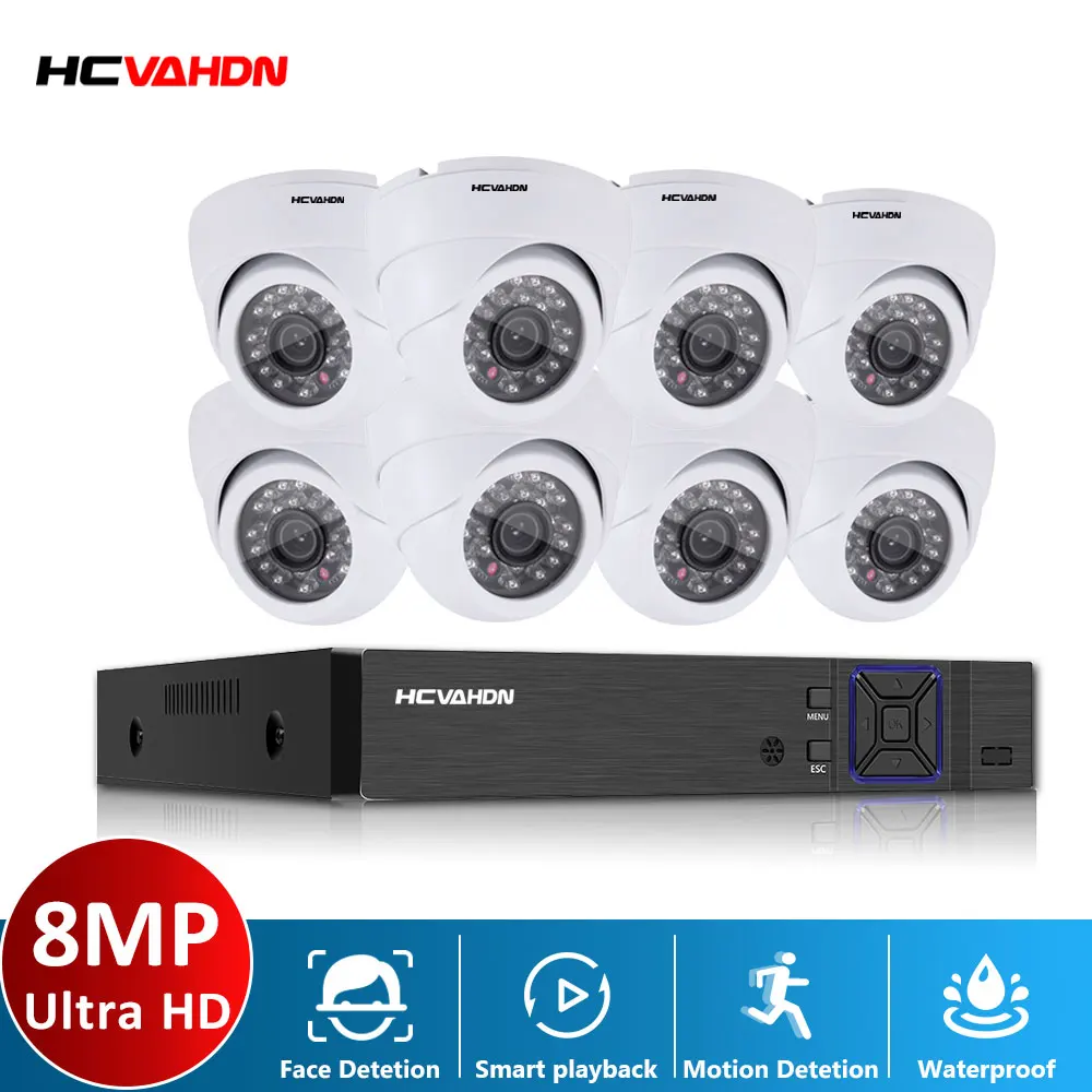 Комплект видеонаблюдения H.265 + 8 каналов 4K Ultra HD CCTV DVR 8 Мп с защитой от взрыва, система камер домашней безопасности IP66 водонепроницаемый компл...
Комплект видеонаблюдения H.265 + 8 каналов 4K Ultra HD CCTV DVR 8 Мп с защитой от взрыва, система камер домашней безопасности IP66 водонепроницаемый компл...