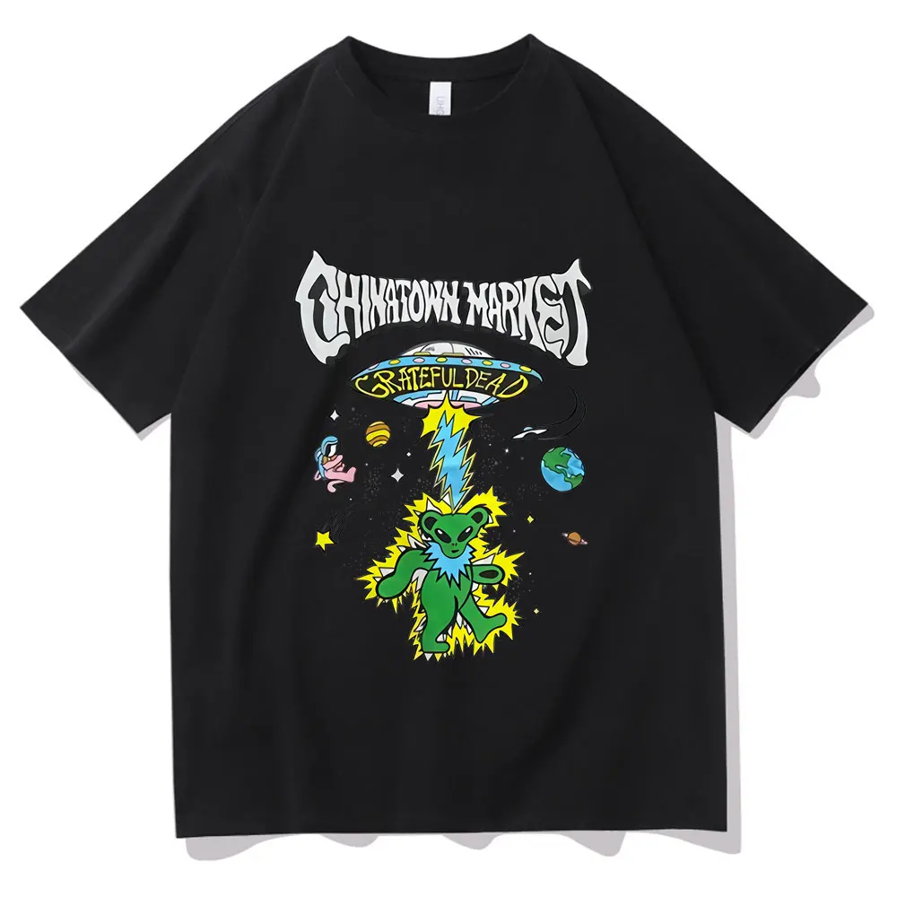 Little Bear Logo Print T-shirt Men Women High Quality Fabric Tshirt Alien Invasion Style Tee Short Sleee Fashion Cute T Shirts
Little Bear Logo Print T-shirt Men Women High Quality Fabric Tshirt Alien Invasion Style Tee Short Sleee Fashion Cute T Shirts