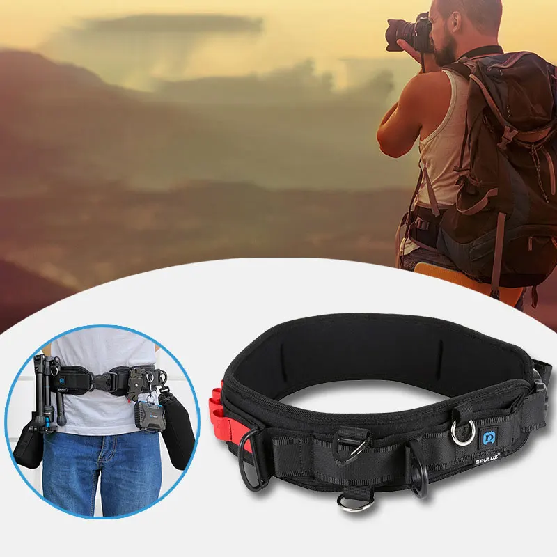 Camera Waist Belt Multi-functional Bundle Waistband Strap Belt with Hook Photography Belt Backpack Belt for SLR/DSLR Camera
Camera Waist Belt Multi-functional Bundle Waistband Strap Belt with Hook Photography Belt Backpack Belt for SLR/DSLR Camera