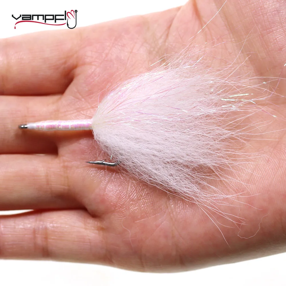 Vampfly 8PCS Ice Dub White Fox Hair Streamer Fly Artificial Fishing Fly Lure Bait for Trout Bass Salmon Fishing Size 2# 4# 6# 8#
Vampfly 8PCS Ice Dub White Fox Hair Streamer Fly Artificial Fishing Fly Lure Bait for Trout Bass Salmon Fishing Size 2# 4# 6# 8#