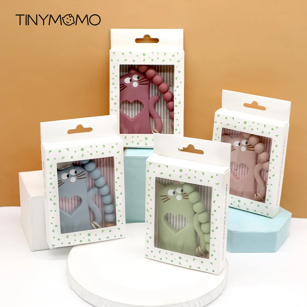 New Packing Baby Silicone Pacifier Clips Cute Cat Teething Toys Set Babies Silicone Chewing Teether with Napple Clip Chains
New Packing Baby Silicone Pacifier Clips Cute Cat Teething Toys Set Babies Silicone Chewing Teether with Napple Clip Chains