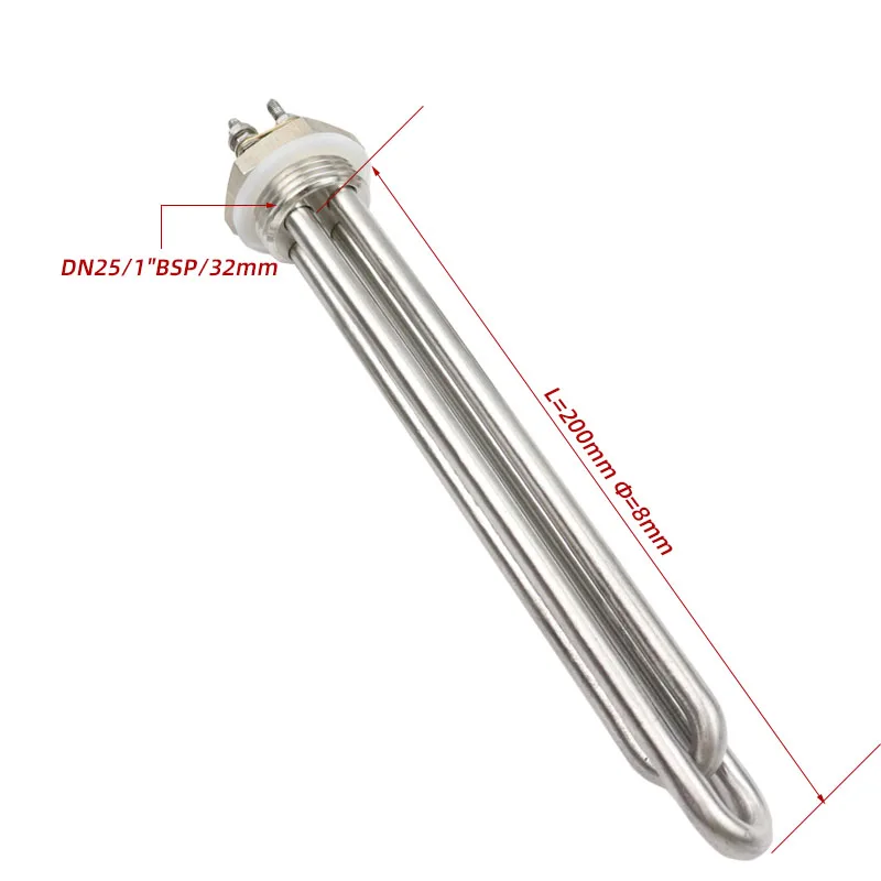 12 Volt Heating Element 300W/400W/600W DN25 Water Heating Element Stainless Steel Immersion Solar Heater Pipe
12 Volt Heating Element 300W/400W/600W DN25 Water Heating Element Stainless Steel Immersion Solar Heater Pipe