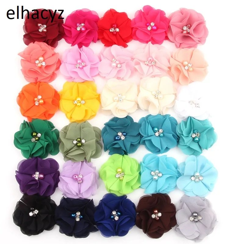 30pcs/lot New 2" Chiffon Flowers for Newborn Headbands Shabby Chiffon Flowers Hair Clips Beautiful Girls Hair Accessories
30pcs/lot New 2" Chiffon Flowers for Newborn Headbands Shabby Chiffon Flowers Hair Clips Beautiful Girls Hair Accessories