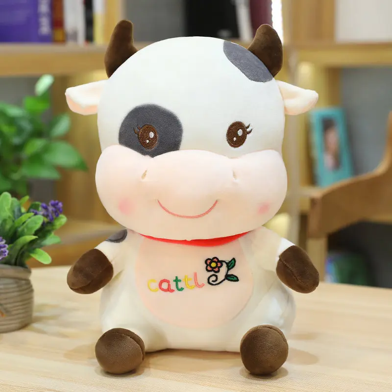25cm Cute Cattle Plush Toys Stuffed Animals Lovely Plush Mascot Cow Toys for Girls Baby Kids Birthday Gifts
25cm Cute Cattle Plush Toys Stuffed Animals Lovely Plush Mascot Cow Toys for Girls Baby Kids Birthday Gifts