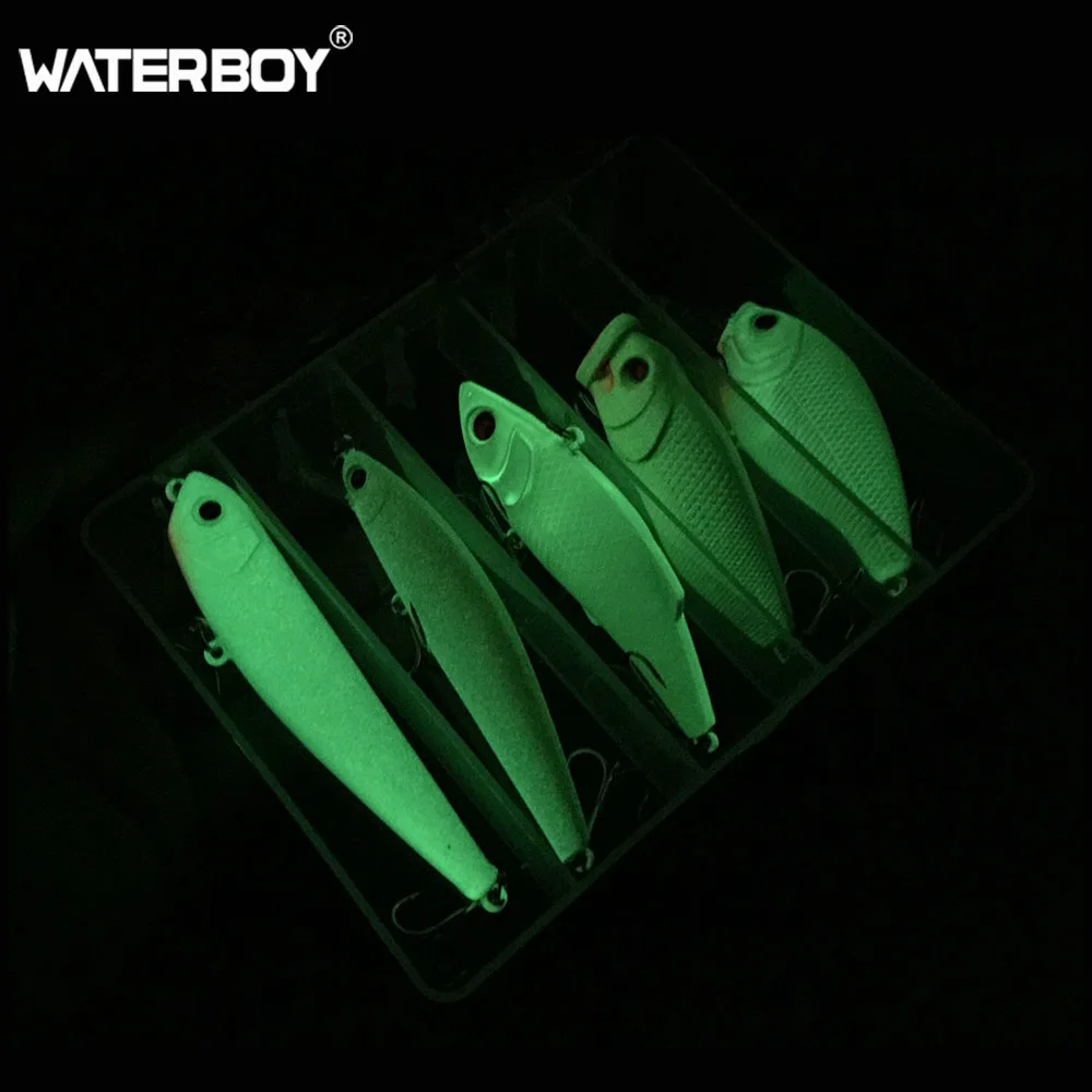 5Pcs/Box Hard Luminous Fishing LureSets VIB Minnow Crank Popper Pencil Mixed Fish Night Lighted Bait
5Pcs/Box Hard Luminous Fishing LureSets VIB Minnow Crank Popper Pencil Mixed Fish Night Lighted Bait