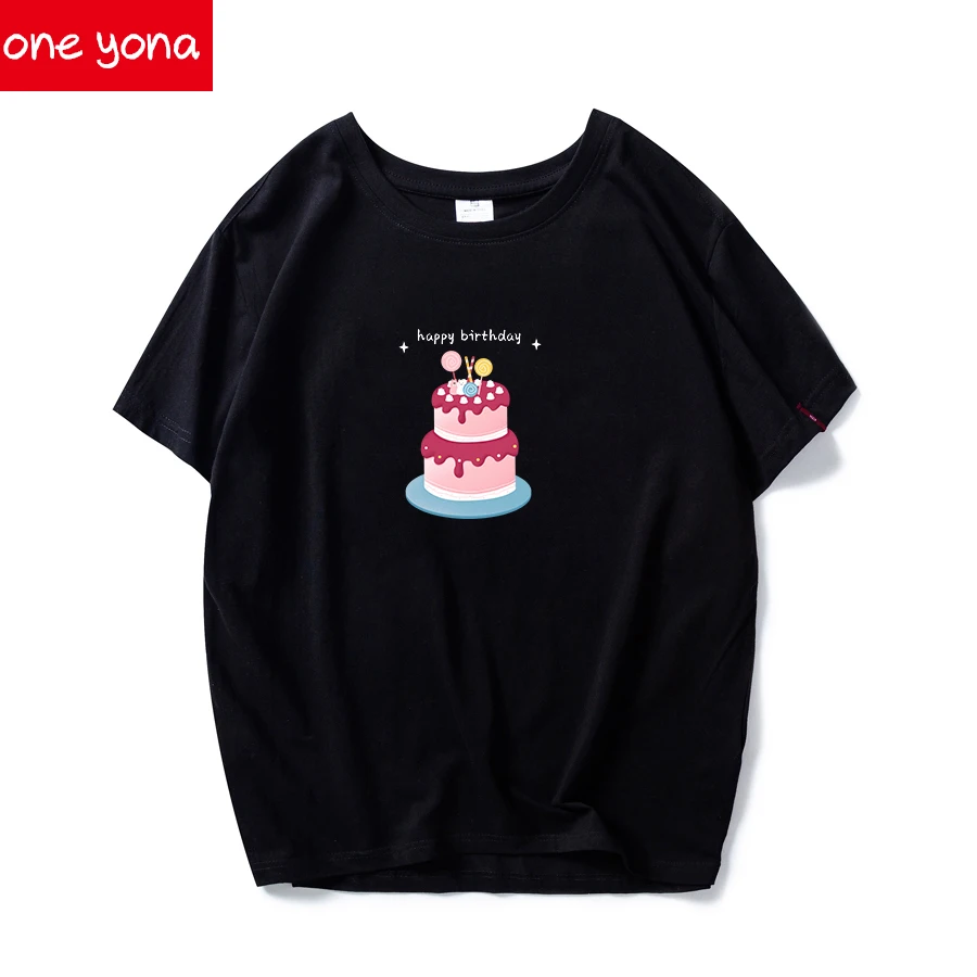 Creative Printed Cotton T-shirt Women's Black and White O-neck Harajuku High Street Comfortable Casual Short-sleeved Shirt
Creative Printed Cotton T-shirt Women's Black and White O-neck Harajuku High Street Comfortable Casual Short-sleeved Shirt