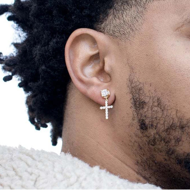 Women's Earrings cross Zircon Earrings Popular Accessories Zircon Earrings Cross Earrings Western Style Exaggerated Ear Studs
Women's Earrings cross Zircon Earrings Popular Accessories Zircon Earrings Cross Earrings Western Style Exaggerated Ear Studs